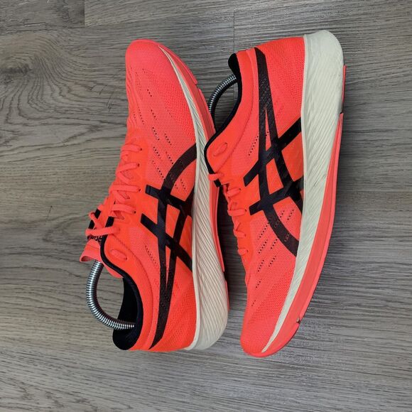 Asics MetaRacer Tokyo Shoes Womens Size 10.5 Red Black Running FlyteFoam Walking - Picture 7 of 9